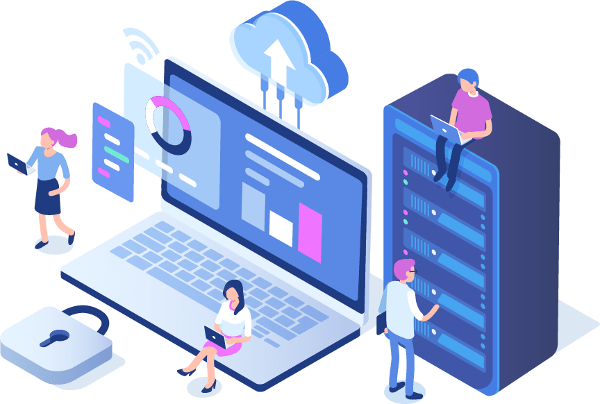 Local and cloud servers
